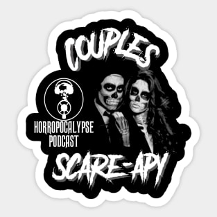 Couples Scare-Apy Sticker